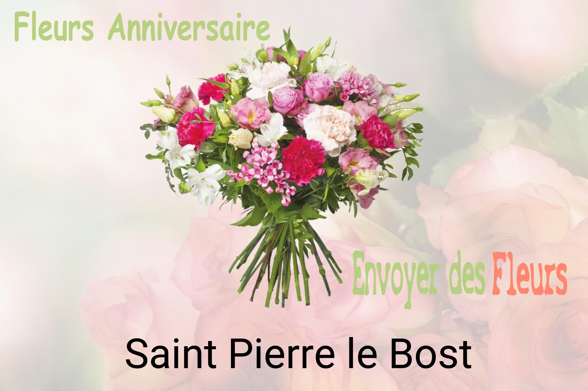 Bouquet de fleurs d’anniversaire livré à Saint-Pierre-le-Bost